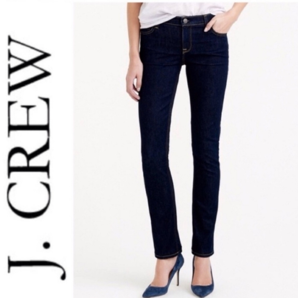 J.Crew Reid Dark Wash Jeans Skinny‎ Size  27